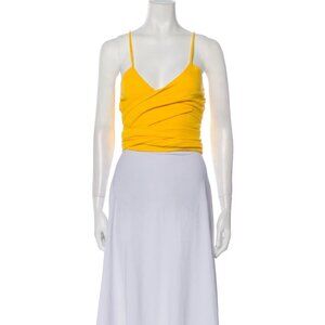 Mara Hoffman Square Neckline Sleeveless Crop Top Size: XS